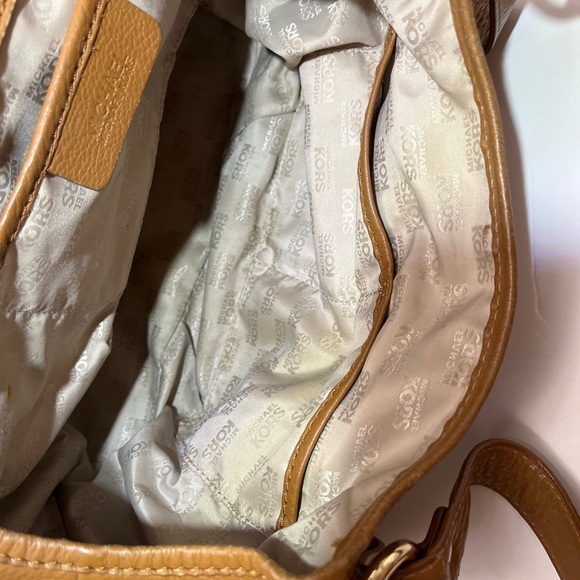 Michael Kors Leather Shoulder Handbag - Picture 6 of 11